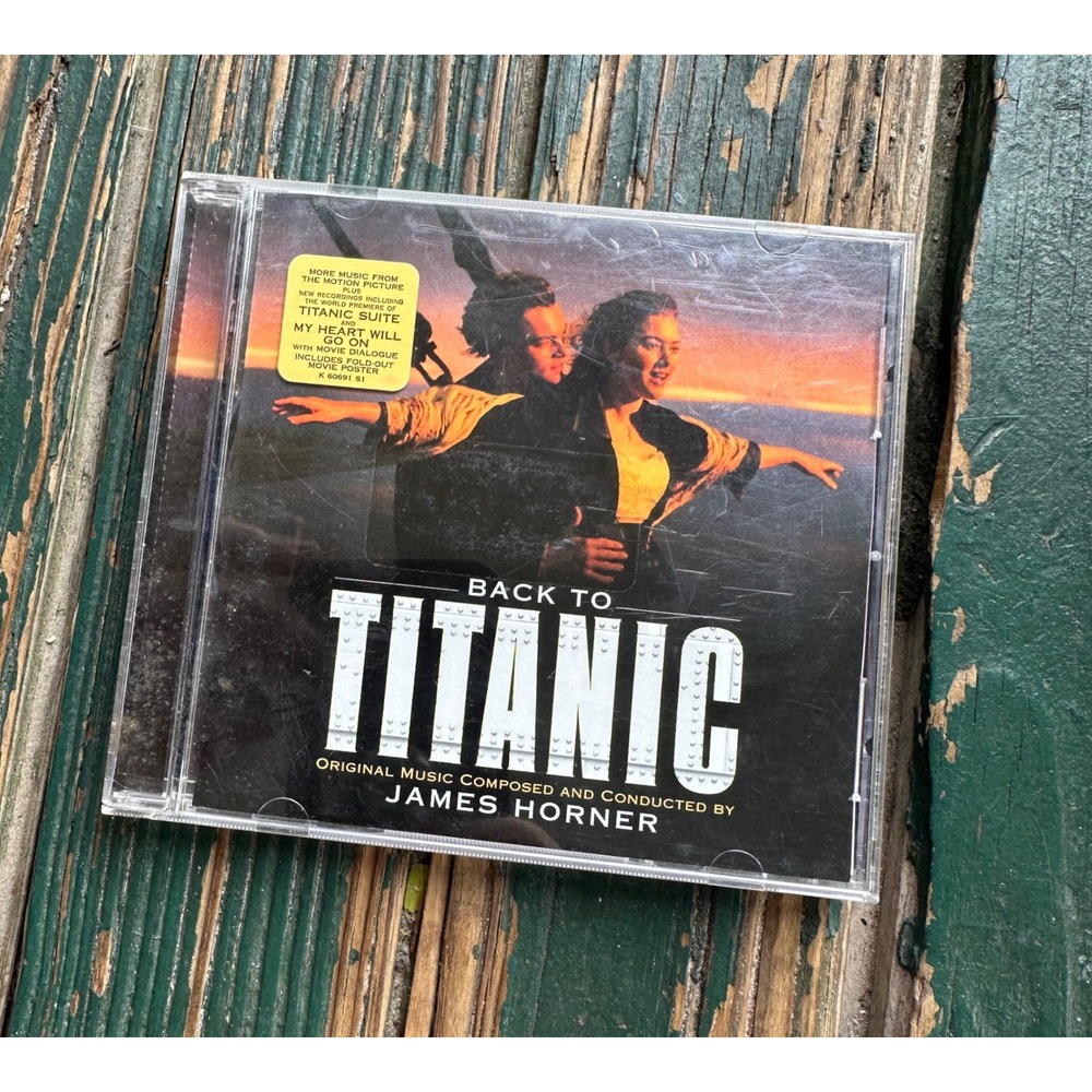 Back to Titanic Soundtrack CD James Horner Celine Dion 1998 Sony SK 60691